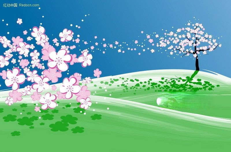 樱花抽象图片 樱花抽象图片