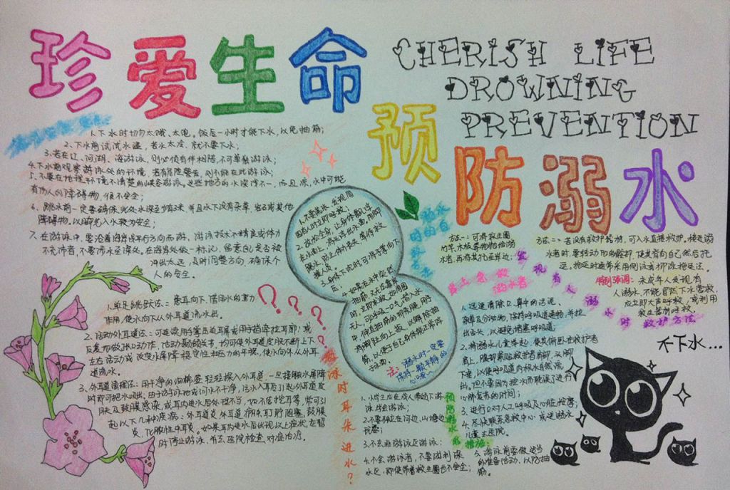 珍爱生命远离水域手抄报 珍爱生命远离水域手抄报