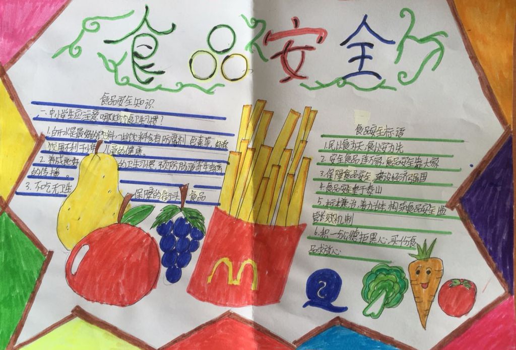 五年级食品安全手抄报 五年级食品安全手抄报
