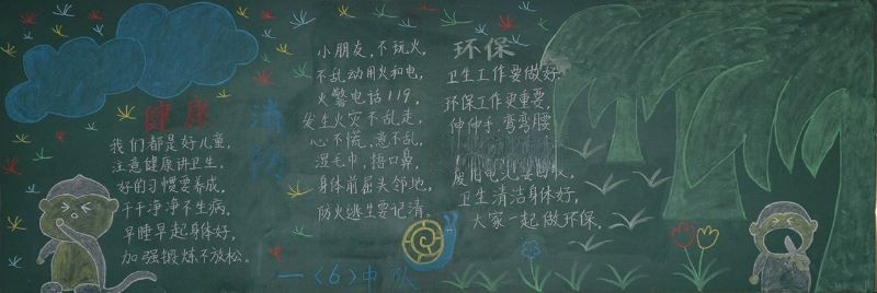 创卫黑板报图片大全 创卫黑板报图片大全