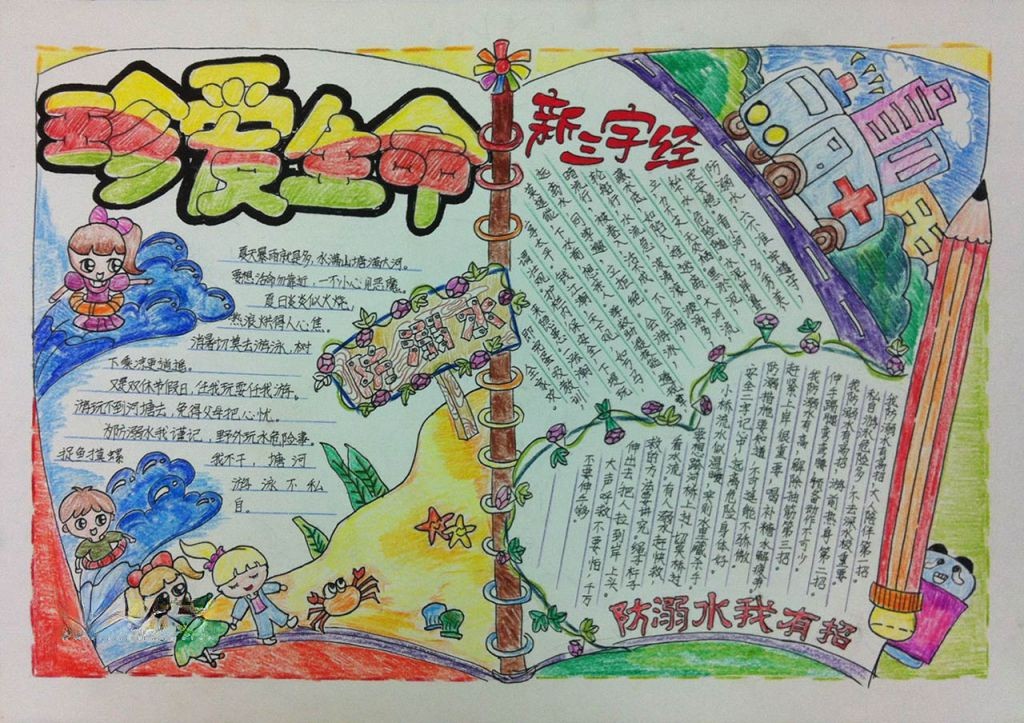游泳安全手抄报内容大全 游泳安全手抄报内容大全