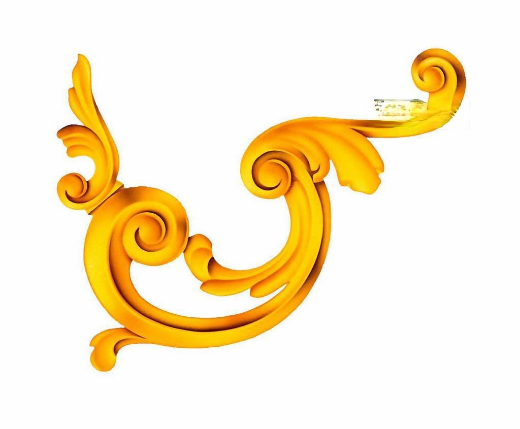 金色花边素材 金色花边素材