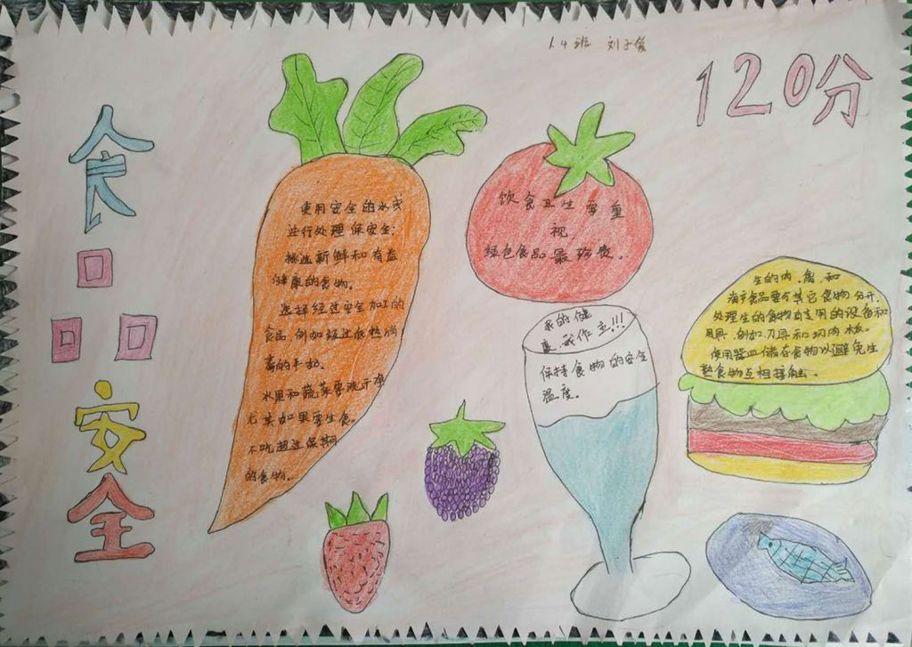 我心中的食品安全手抄报 我心中的食品安全手抄报