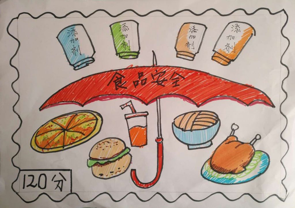 我心中的食品安全手抄报 我心中的食品安全手抄报
