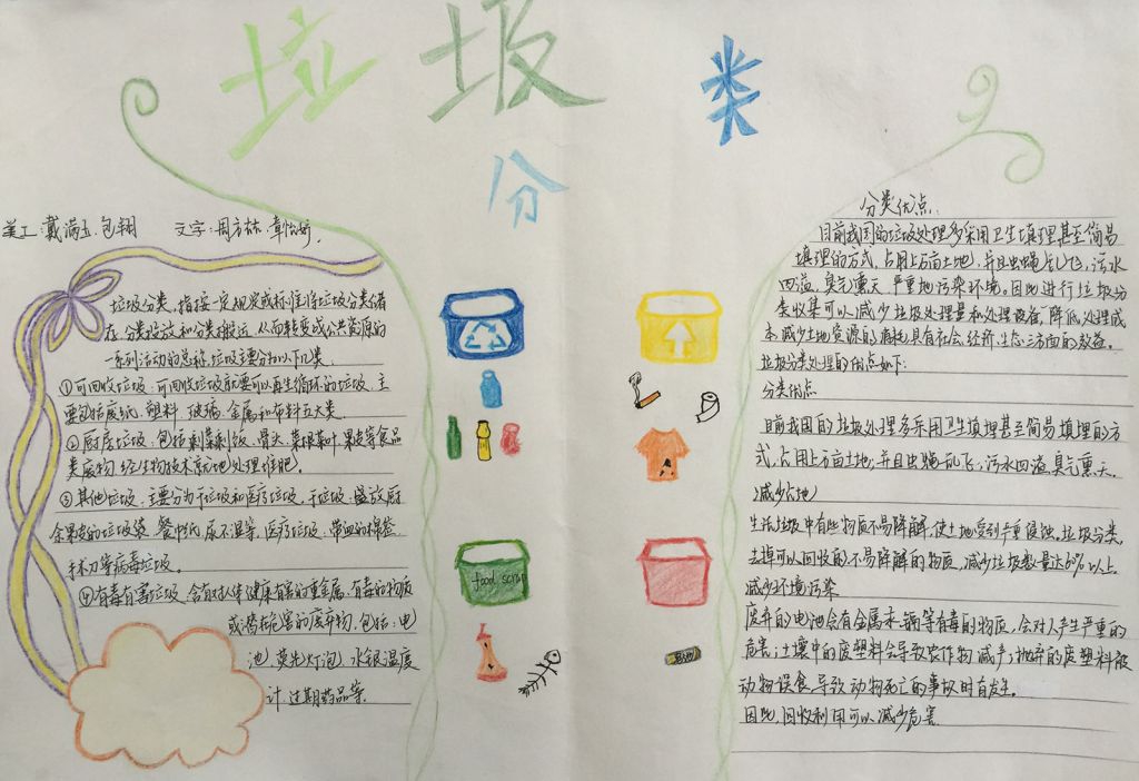 垃圾分类手抄报大全(高清精品) 垃圾分类手抄报大全(高清精品)