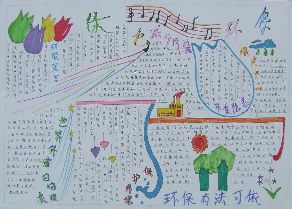 绿色环保我能行手抄报大全 绿色环保我能行手抄报大全