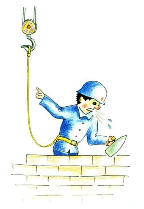 建筑安全漫画_施工现场安全漫画 建筑安全漫画_施工现场安全漫画