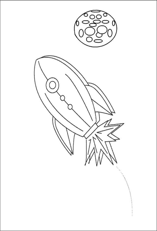 火箭简笔画图片大全 火箭简笔画图片大全