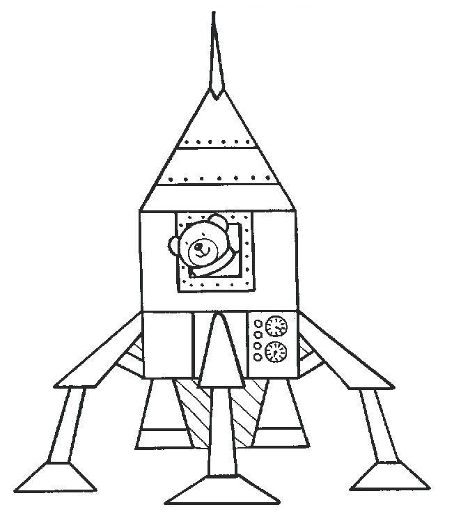 火箭简笔画图片大全 火箭简笔画图片大全