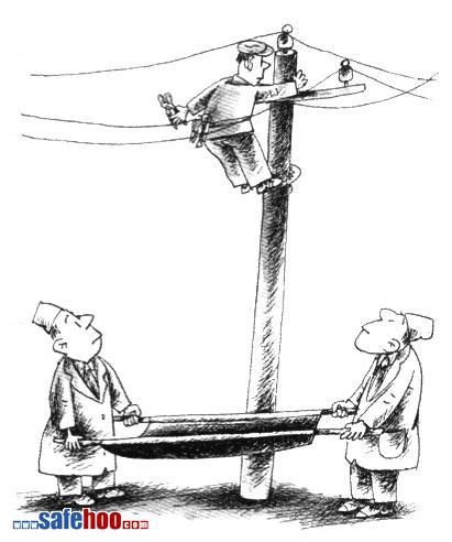 建筑安全漫画_施工现场安全漫画 建筑安全漫画_施工现场安全漫画