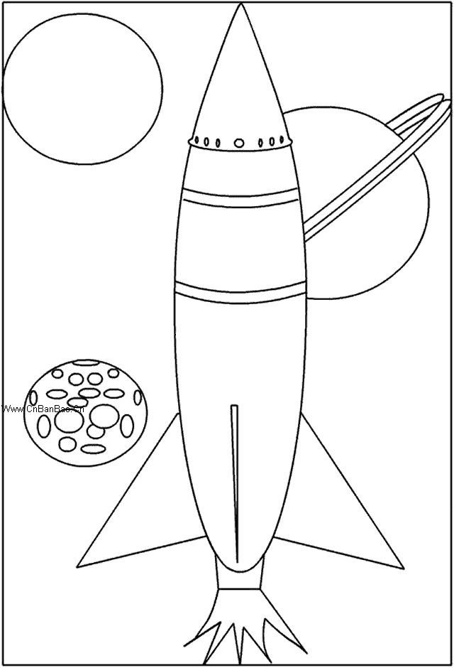 火箭简笔画图片大全 火箭简笔画图片大全
