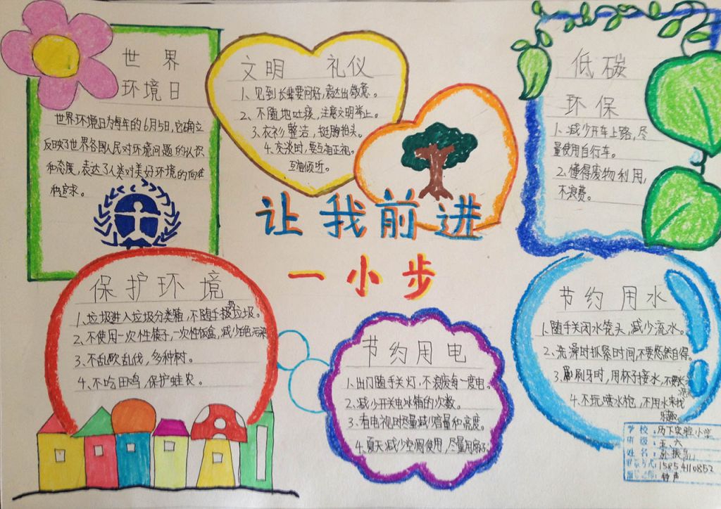 让我前进一小步手抄报图片大全 让我前进一小步手抄报图片大全