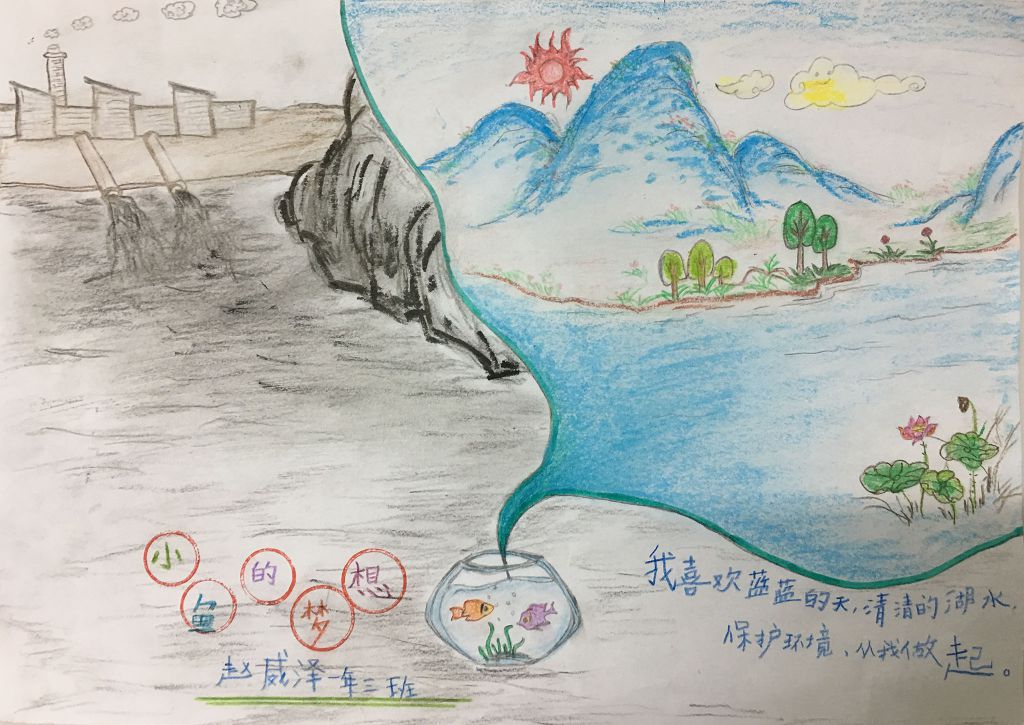 小鱼的梦想手抄报 小鱼的梦想手抄报