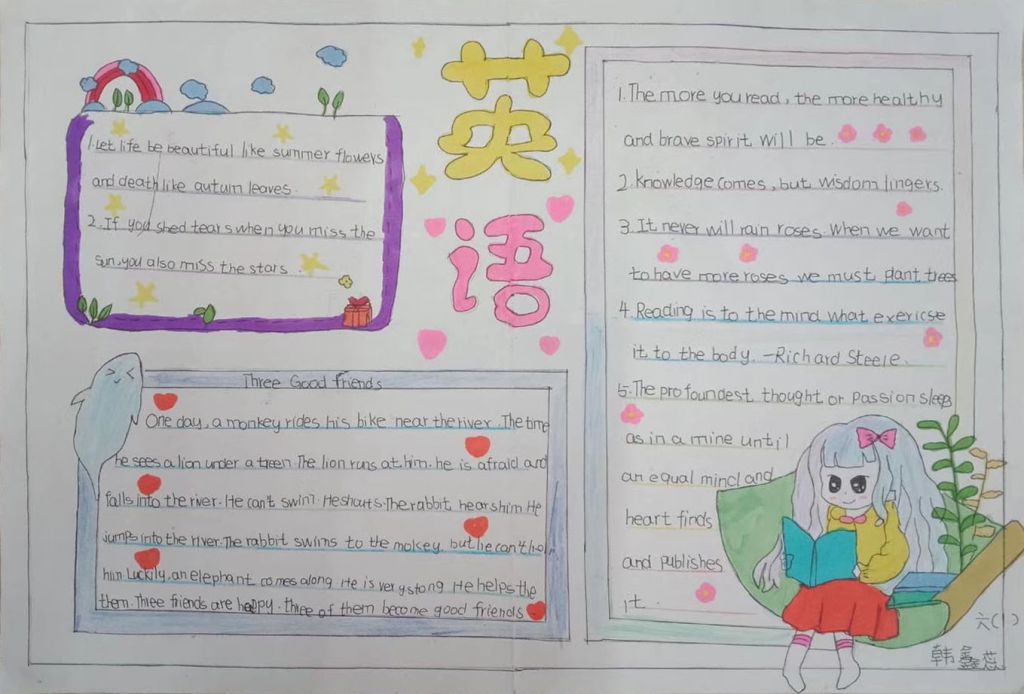 欢庆2022春节英语手抄报,Chinese new year! 欢庆2022春节英语手抄报,Chinese new year!
