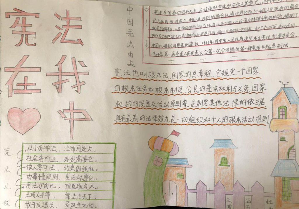 走进宪法快乐法制手抄报,法制在我心中 走进宪法快乐法制手抄报,法制在我心中