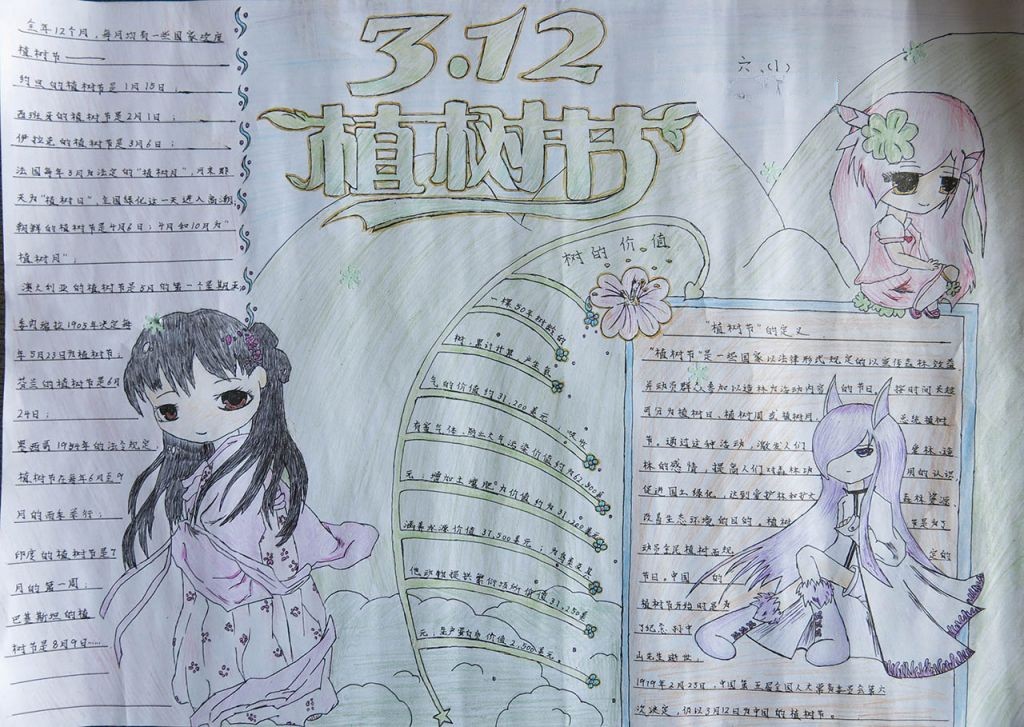 312植树节手抄报大全 312植树节手抄报大全