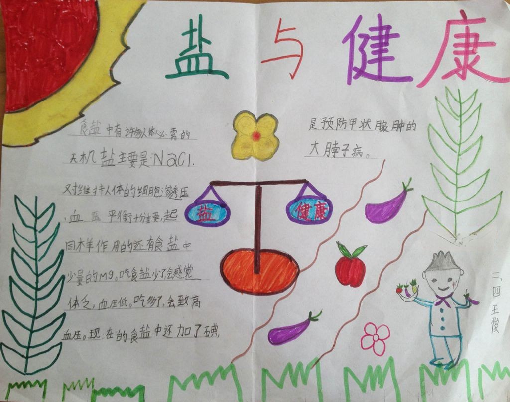 珍爱生命从减盐做起手抄报 珍爱生命从减盐做起手抄报