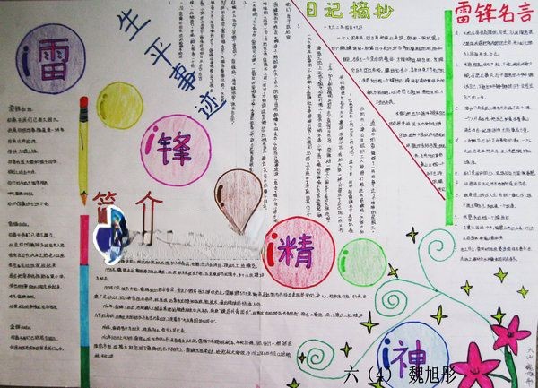 学习雷锋日行一善手抄报 学习雷锋日行一善手抄报
