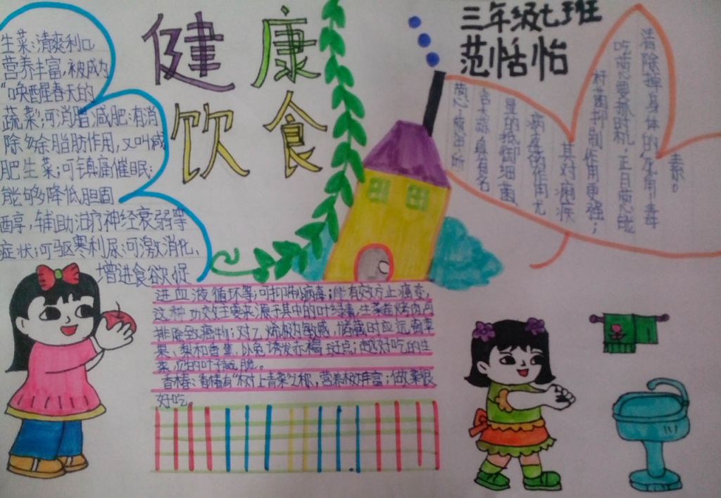 春季饮食健康手抄报 春季饮食健康手抄报