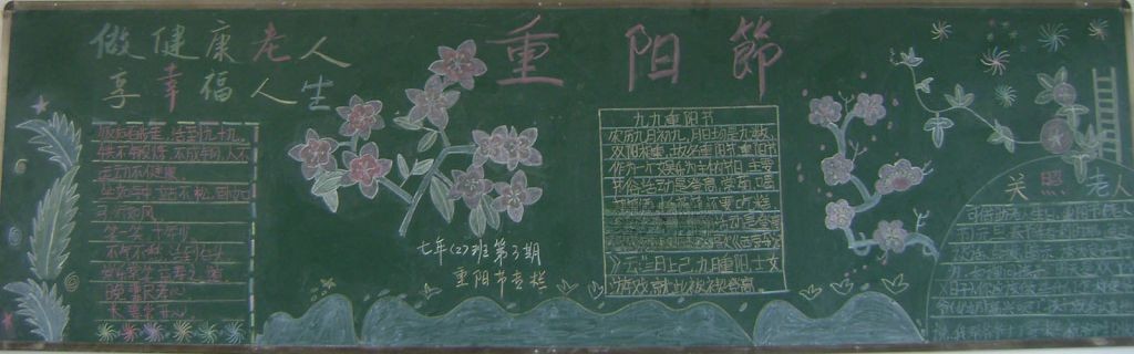 尊老敬老爱老助老黑板报 尊老敬老爱老助老黑板报