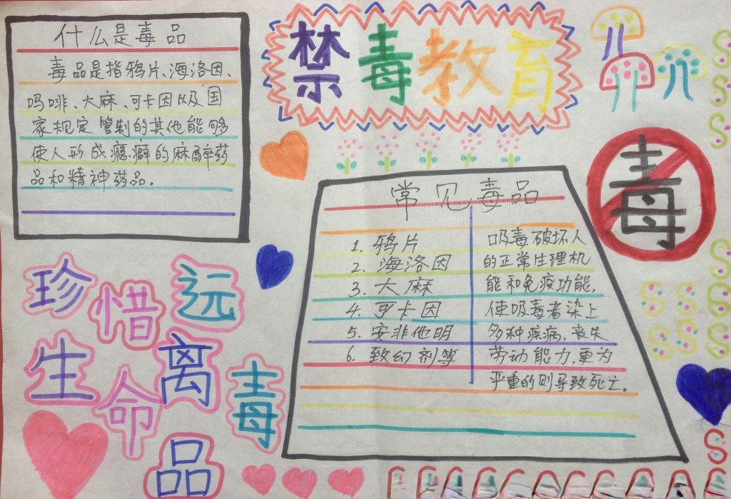 依法禁毒从我做起手抄报大全 依法禁毒从我做起手抄报大全