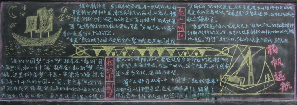 我的中国梦黑板报图片 我的中国梦黑板报图片