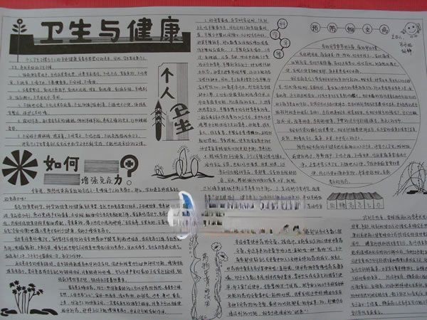 卫生与健康手抄报图片 卫生与健康手抄报图片