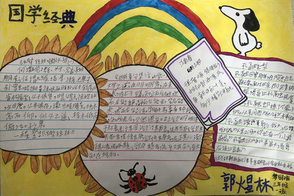 国学润我心手抄报图片 国学润我心手抄报图片