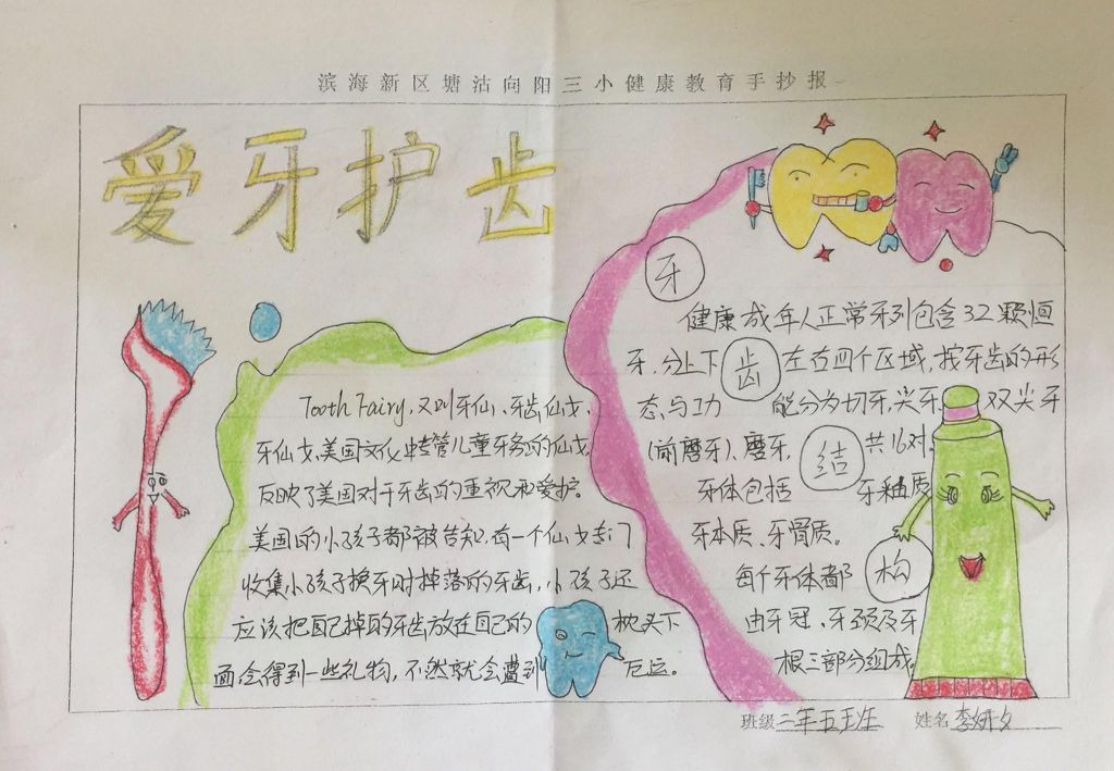 9.20全国爱牙日手抄报,爱护牙齿从小做起 9.20全国爱牙日手抄报,爱护牙齿从小做起