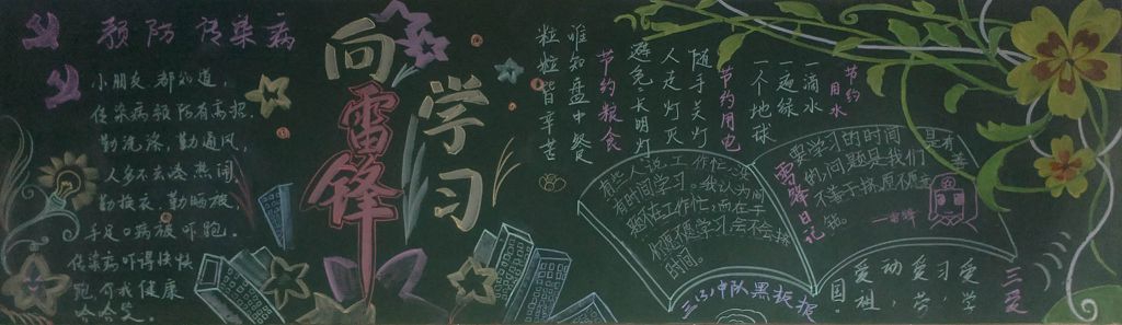向雷锋学习黑板报图片大全 向雷锋学习黑板报图片大全
