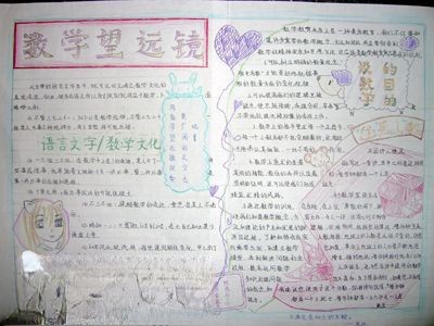 初中数学手抄报图片 初中数学手抄报图片