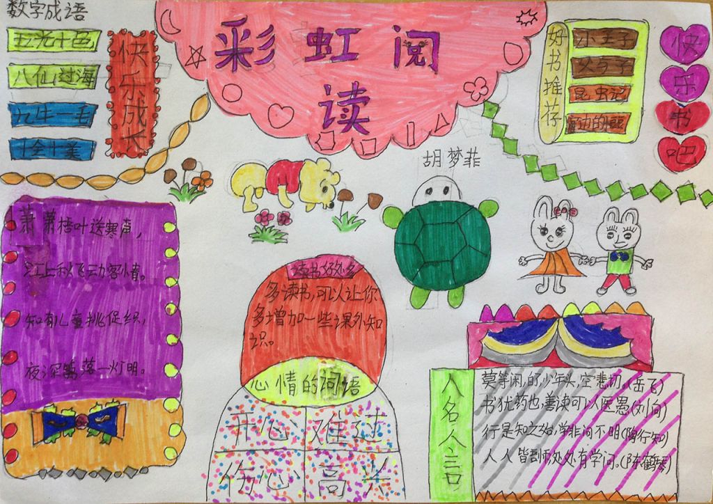 小学生阅读手抄报图片大全 小学生阅读手抄报图片大全