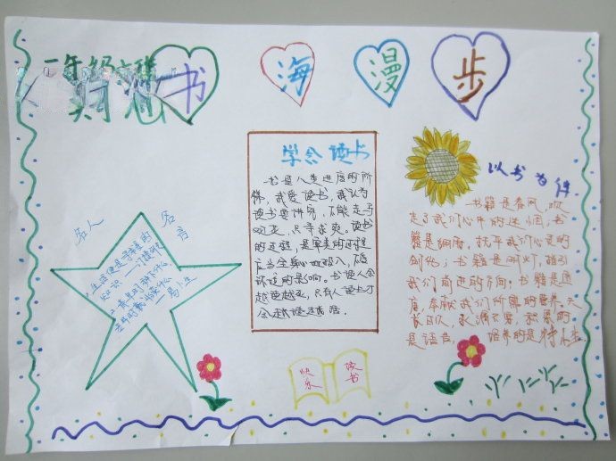 快乐读书快乐成长手抄报 快乐读书快乐成长手抄报