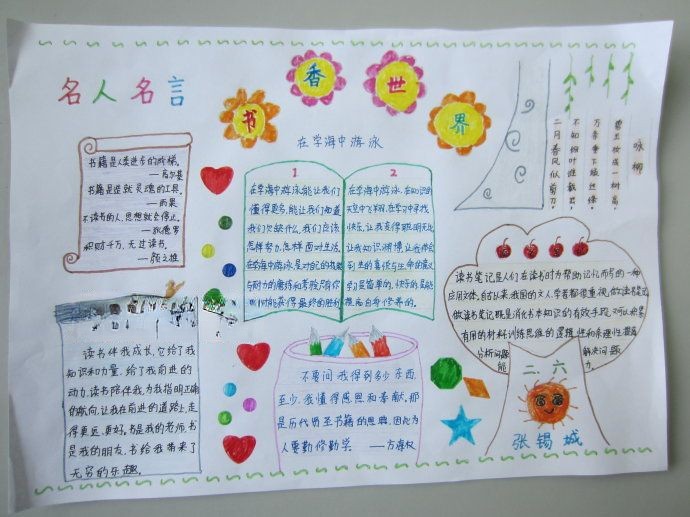 快乐读书快乐成长手抄报 快乐读书快乐成长手抄报