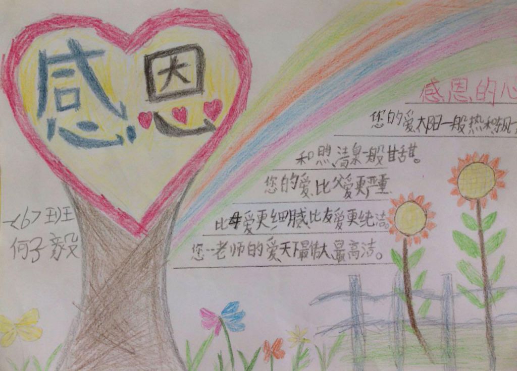 感恩生命孝敬父母手抄报 感恩生命孝敬父母手抄报
