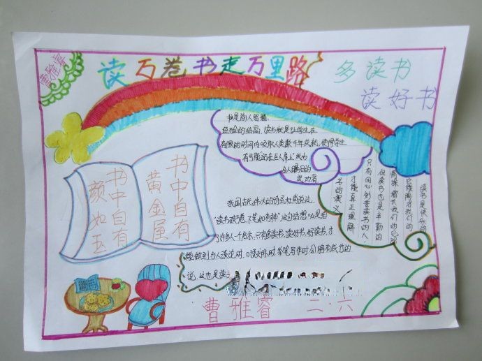 快乐读书快乐成长手抄报 快乐读书快乐成长手抄报