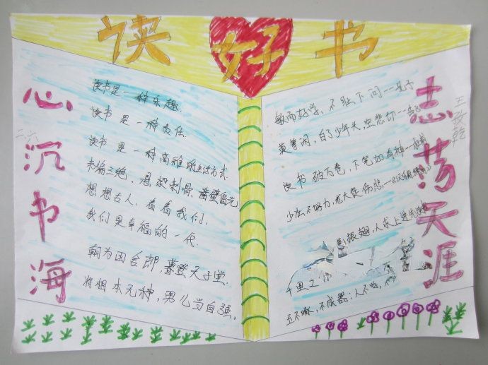 快乐读书快乐成长手抄报 快乐读书快乐成长手抄报