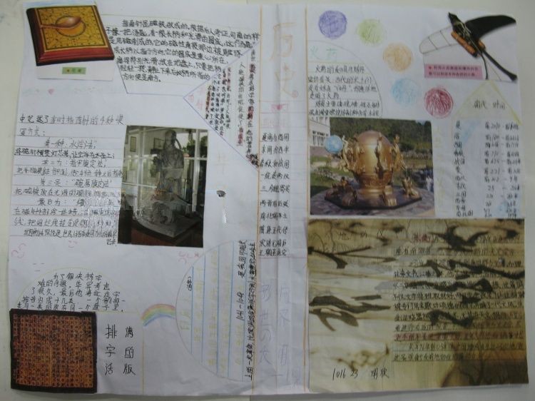 七年级下册历史手抄报 七年级下册历史手抄报