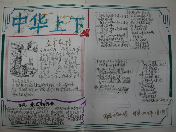 七年级下册历史手抄报 七年级下册历史手抄报