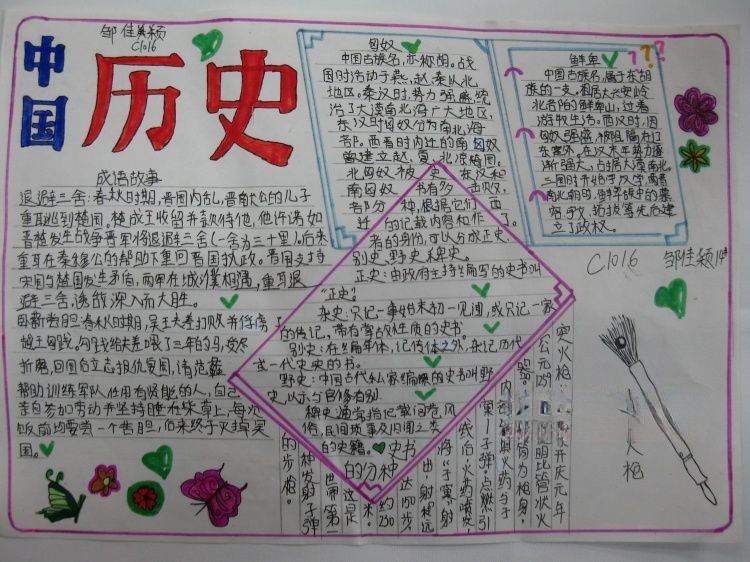 七年级下册历史手抄报 七年级下册历史手抄报