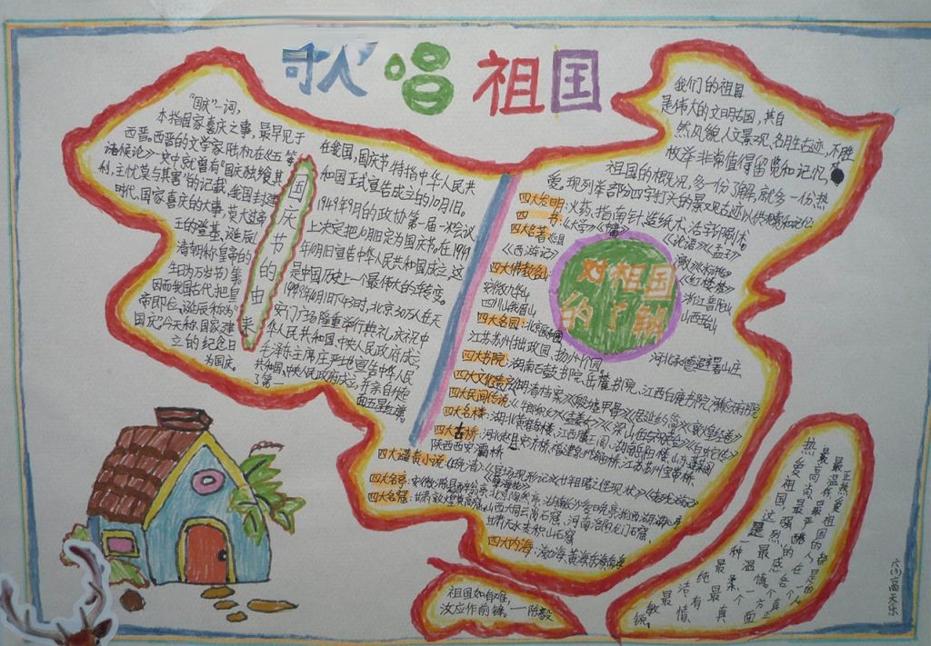 中国梦之旅手抄报图片 中国梦之旅手抄报图片
