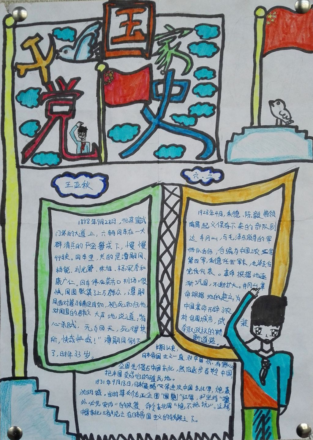 党史国史手抄报图片展示 党史国史手抄报图片展示