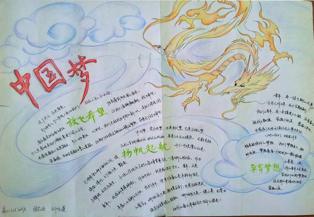 点亮我的中国梦手抄报 点亮我的中国梦手抄报