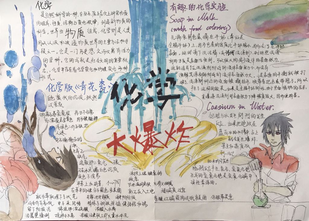 化学大爆炸手抄报 化学大爆炸手抄报