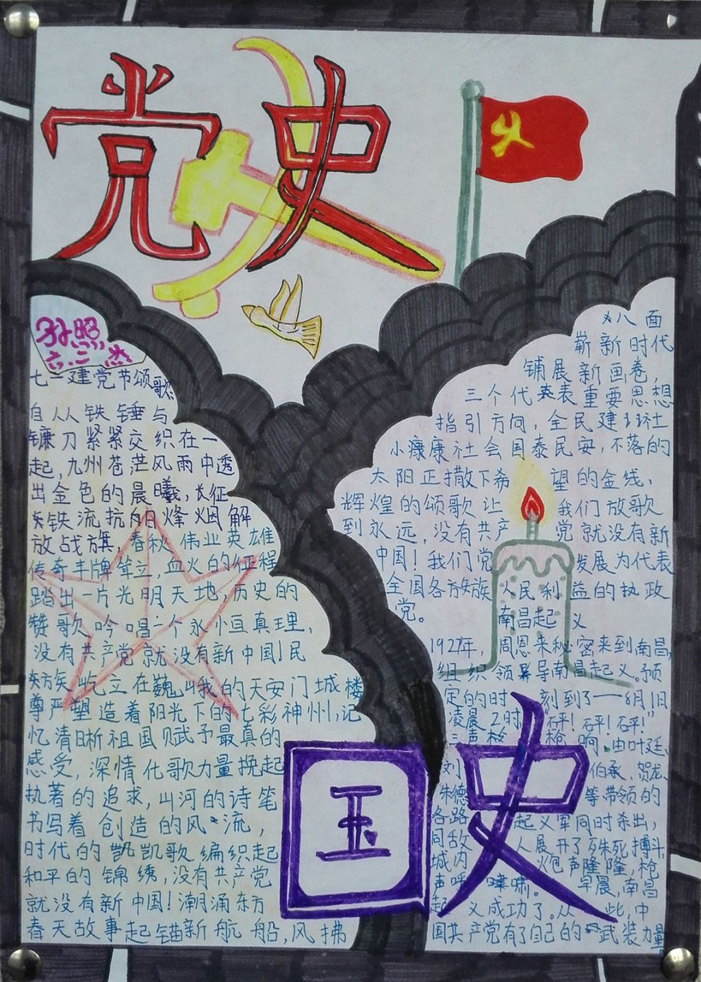 党史国史手抄报图片展示 党史国史手抄报图片展示