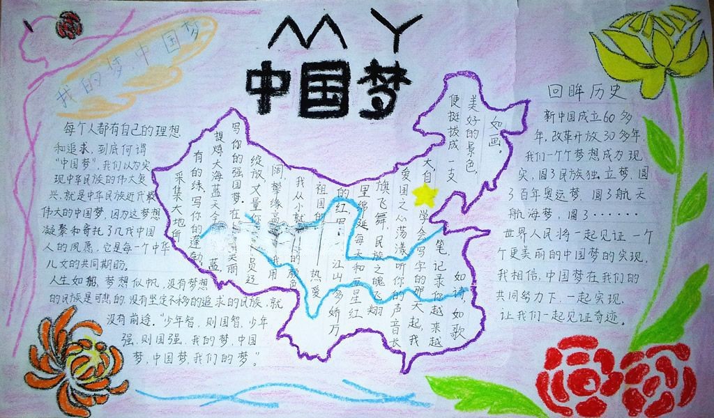 点亮我的中国梦手抄报 点亮我的中国梦手抄报