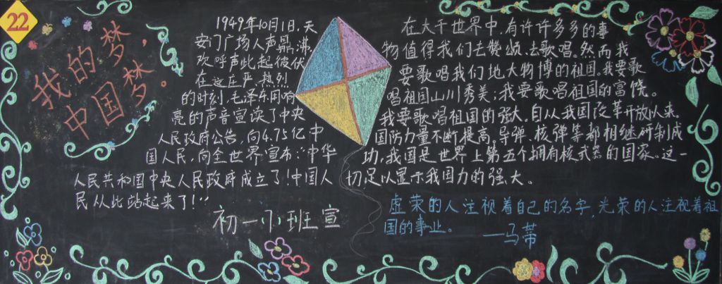 我的中考梦黑板报图片大全 我的中考梦黑板报图片大全