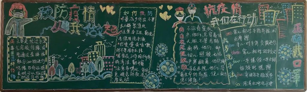 防控疫情黑板报图片大全,抗疫情我们在行动 防控疫情黑板报图片大全,抗疫情我们在行动