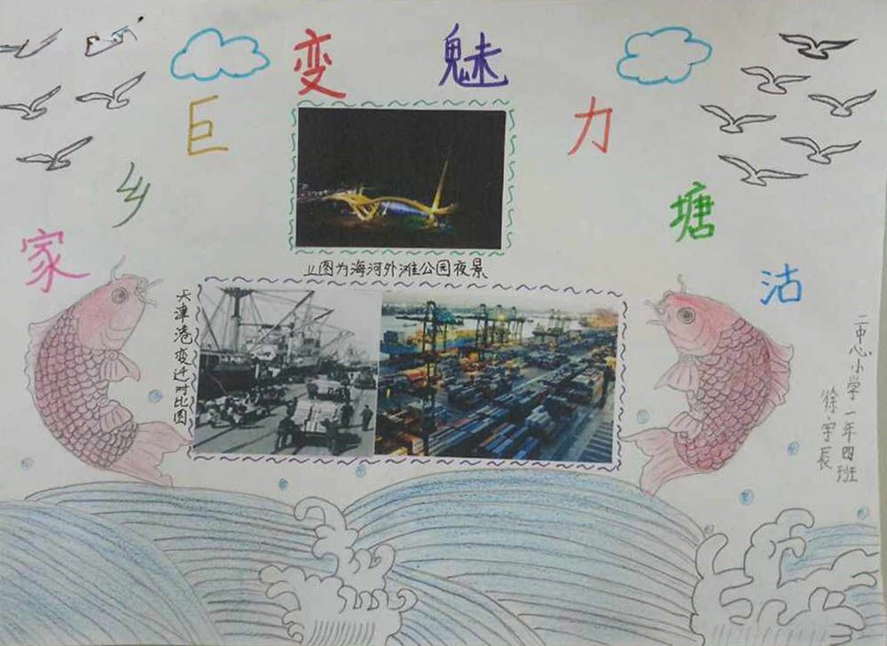 喜看家乡巨变手抄报 喜看家乡巨变手抄报