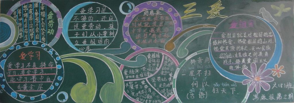爱学习爱劳动爱祖国黑板报图片大 爱学习爱劳动爱祖国黑板报图片大
